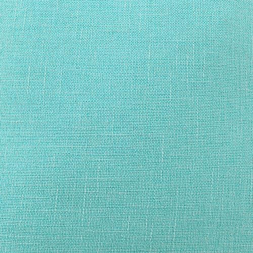 Set of 2 Emerald Green Linen Throw Pillow Covers 20x20 Inch with Vintage Buttons/Hidden Zipper for Couch or Bed.