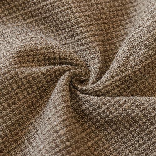 OTOSTAR Set of 2 Beige 18x18 Inch Linen Decorative Pillow Covers for Home, Sofa, Couch, and Bed