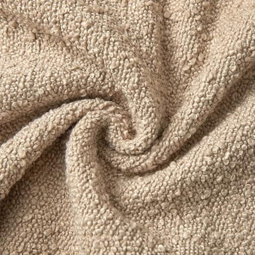 JUSPURBET Camel Boucle Throw Pillow Covers for Living Room