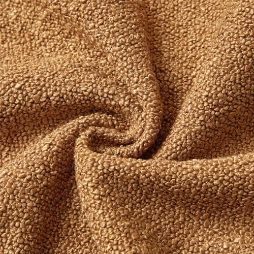 JUSPURBET Camel Boucle Throw Pillow Covers for Living Room