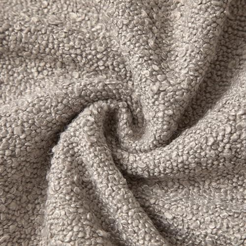 JUSPURBET Camel Boucle Throw Pillow Covers for Living Room