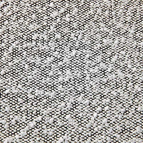Woaboy Modern Textured Boucle Throw Pillow Cover Ivory 18x18 Inch