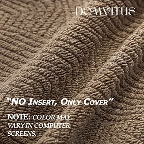 Luxury Neutral Boucle Pillow Covers Set of 2 for Couch or Bed