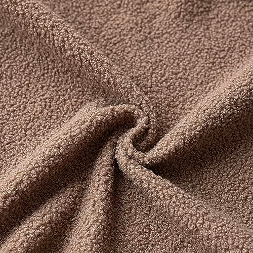 Curly Faux Fur Throw Pillow Covers for Home Décor - Pack of 2