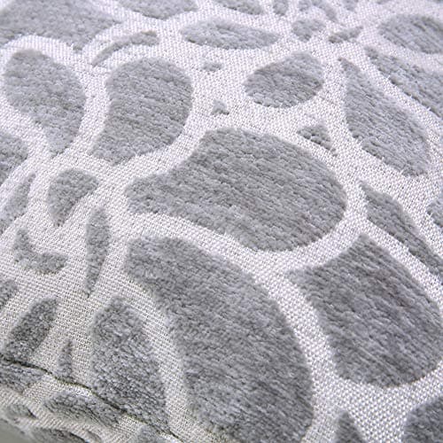 20x20 Inch Embroidered Throw Pillow Covers Set Gray Farmhouse Living Room